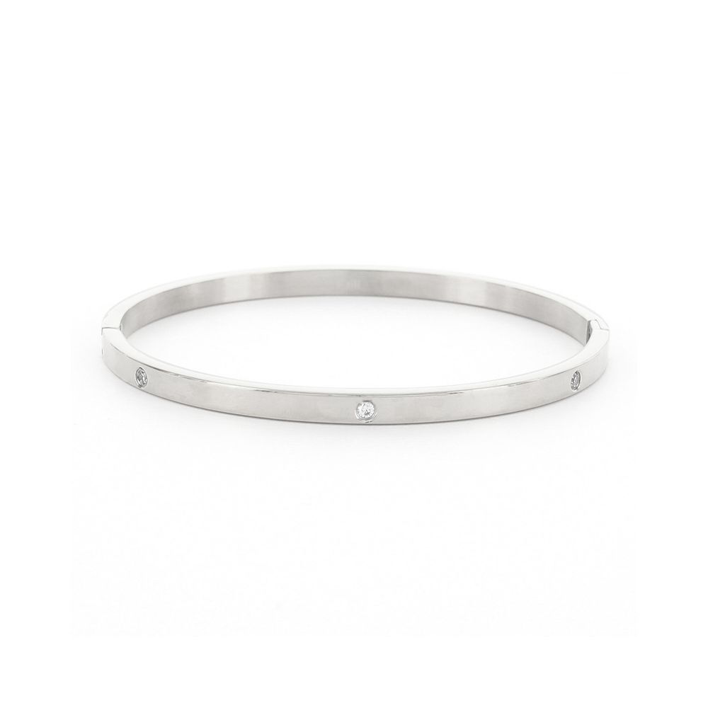 Kalli Bangle Six Zirconia  - 2174S M